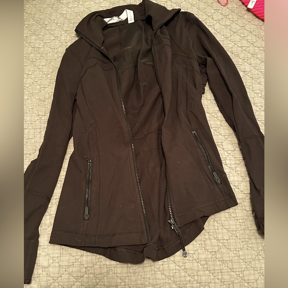 Lulu lemon define jacket, forest green, size 6